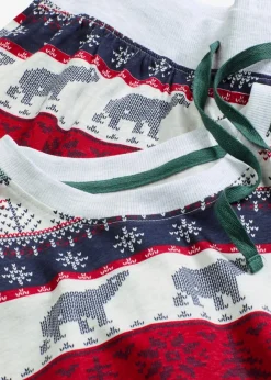 Damen bonprix Wäsche·Nachtwäsche|Nachtwäsche|Pyjama aus weicher Baumwolle mit Geschenktasche