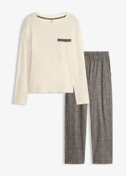 Damen bonprix Wäsche·Nachtwäsche|Nachtwäsche|Pyjama aus weicher Baumwolle