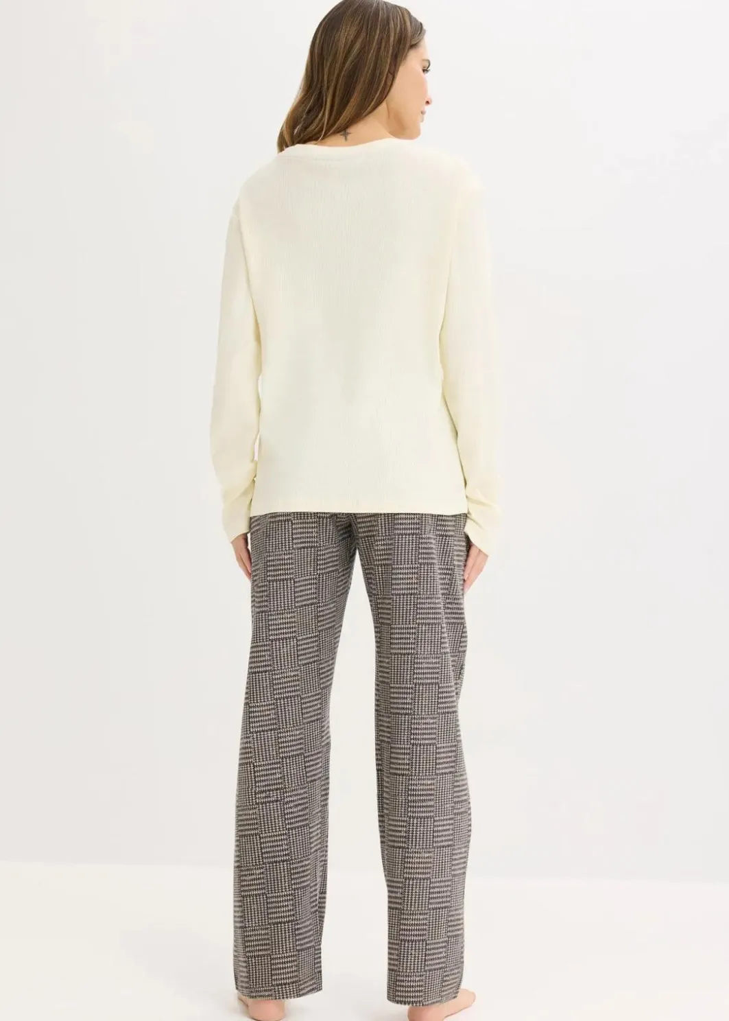 Damen bonprix Wäsche·Nachtwäsche|Nachtwäsche|Pyjama aus weicher Baumwolle