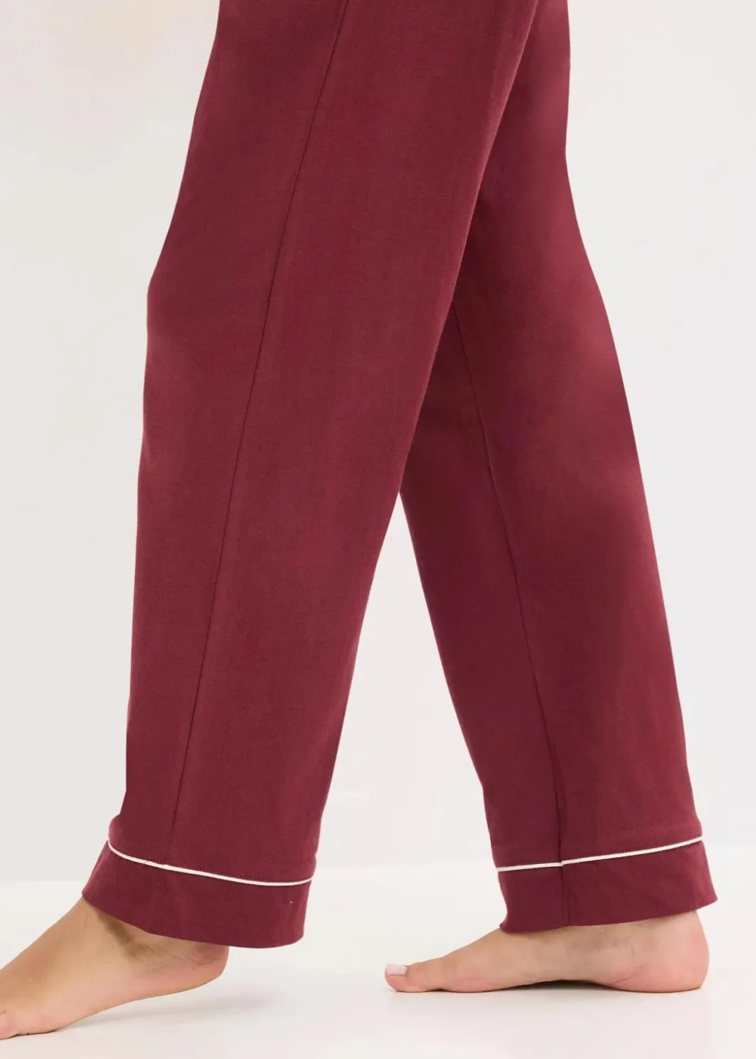 Pyjama aus weicher Baumwolle mit Knopfleiste Damen Wäsche·Nachtwäsche|Nachtwäsche