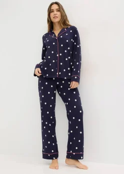 Outlet Pyjama aus weicher Baumwolle Damen Wäsche·Nachtwäsche|Nachtwäsche