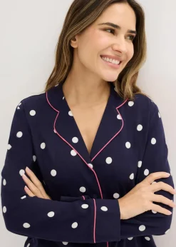 Outlet Pyjama aus weicher Baumwolle Damen Wäsche·Nachtwäsche|Nachtwäsche