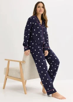 Outlet Pyjama aus weicher Baumwolle Damen Wäsche·Nachtwäsche|Nachtwäsche
