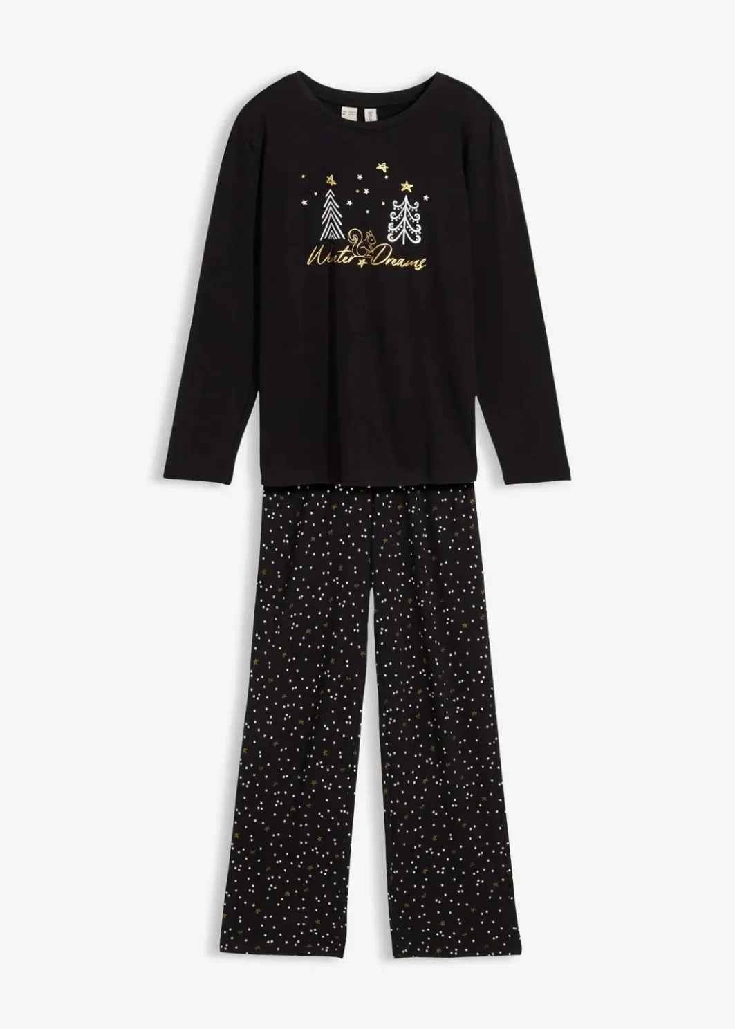 New Pyjama aus weicher Baumwolle mit Glitzerdruck Kinder Jungen·Nachtwäsche|Mädchen·Nachtwäsche