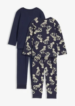 Discount Pyjama aus weicher Baumwolle (4-tlg. Set) Kinder Jungen·Nachtwäsche
