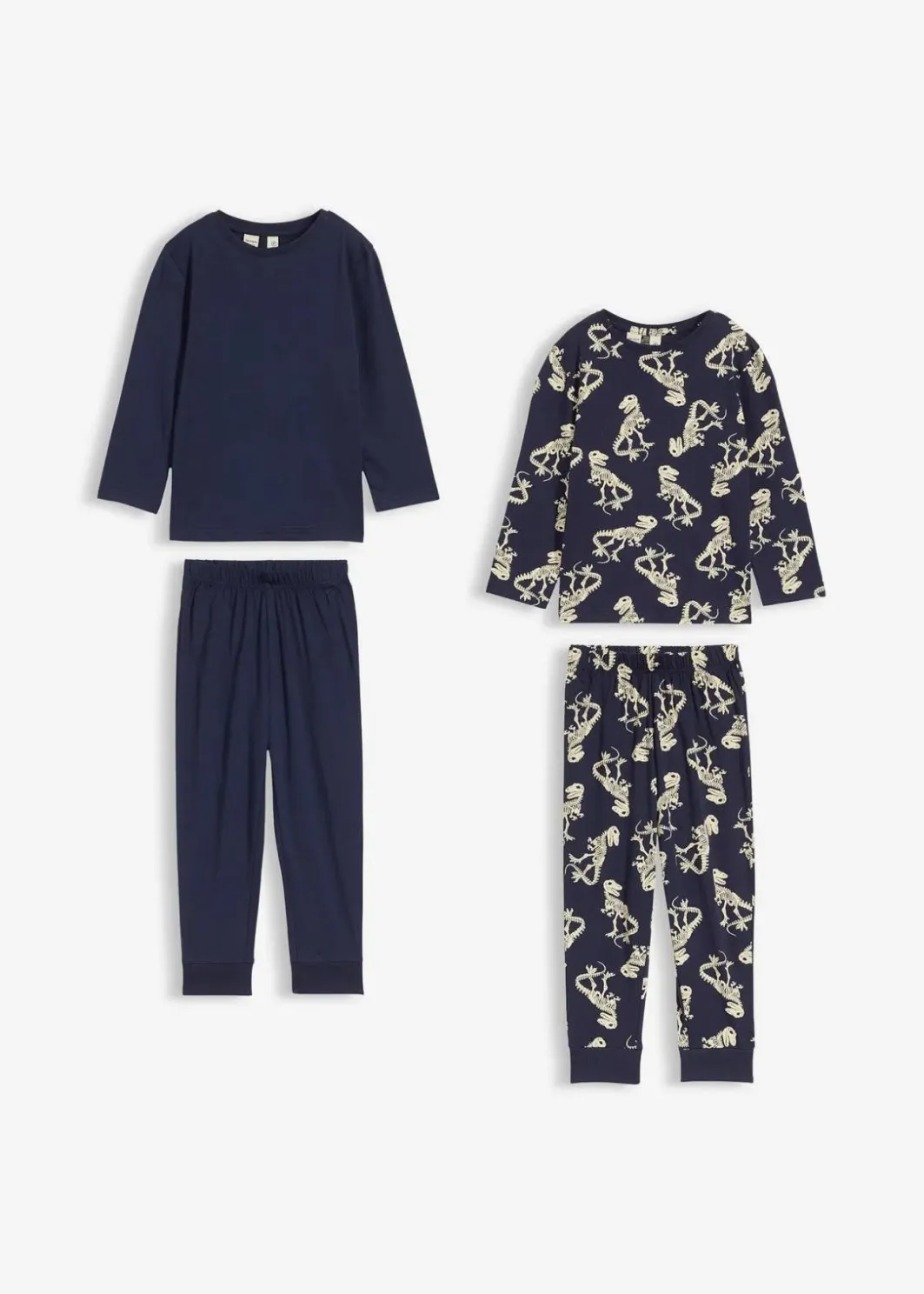 Discount Pyjama aus weicher Baumwolle (4-tlg. Set) Kinder Jungen·Nachtwäsche