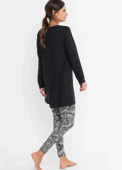 Outlet Pyjama mit Bio-Baumwolle Damen Wäsche·Nachtwäsche|Nachhaltigere Materialien
