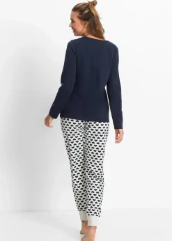 Best Pyjama mit Bio-Baumwolle Damen Wäsche·Nachtwäsche|Nachhaltigere Materialien