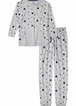 Damen bonprix Wäsche·Nachtwäsche|Nachhaltigere Materialien|Pyjama mit Bio-Baumwolle