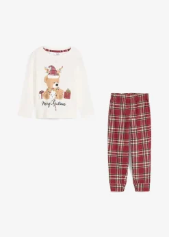 Kinder bonprix Jungen·Nachtwäsche|Mädchen·Nachtwäsche|Pyjama mit Bio-Baumwolle (2-tlg. Set)