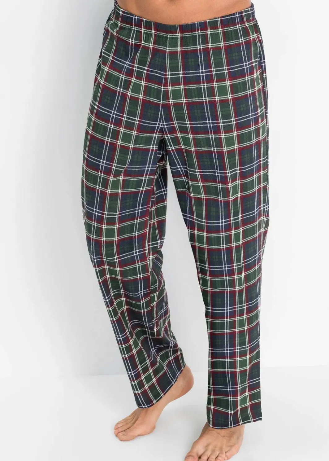 Online Pyjama mit Bio-Baumwolle und langen Ärmeln Herren Pyjamas|Große Größen