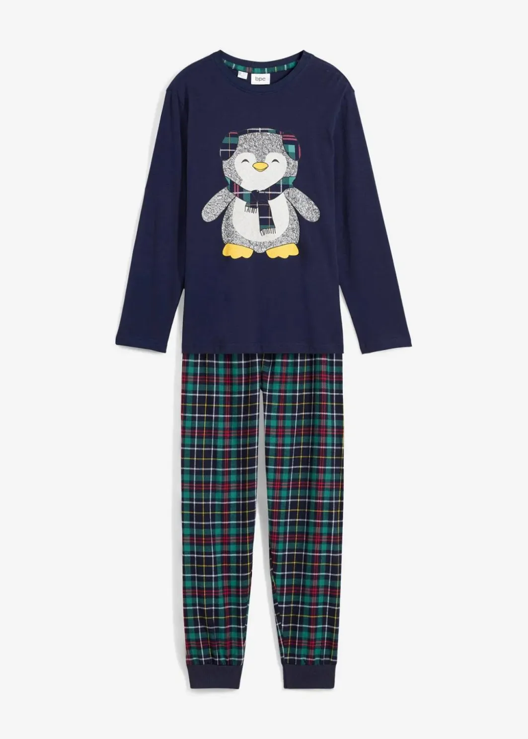 Clearance Pyjama mit Flanellhose und Bio-Baumwolle (2-tlg. Set) Kinder Jungen·Nachtwäsche|Mädchen·Nachtwäsche