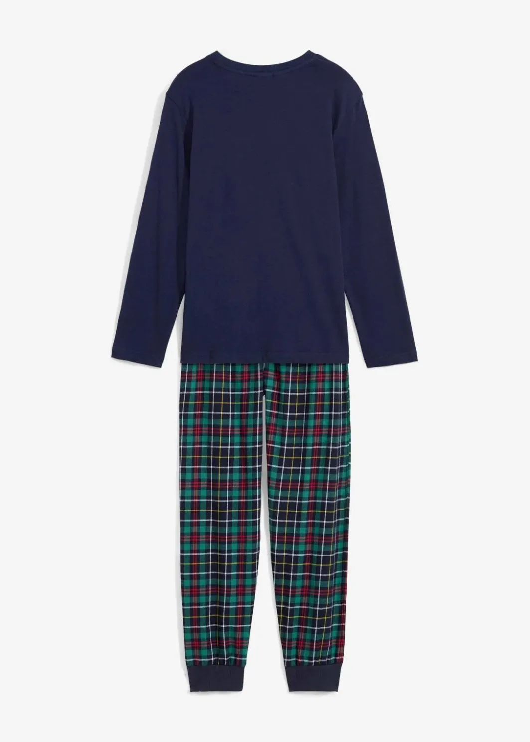 Clearance Pyjama mit Flanellhose und Bio-Baumwolle (2-tlg. Set) Kinder Jungen·Nachtwäsche|Mädchen·Nachtwäsche