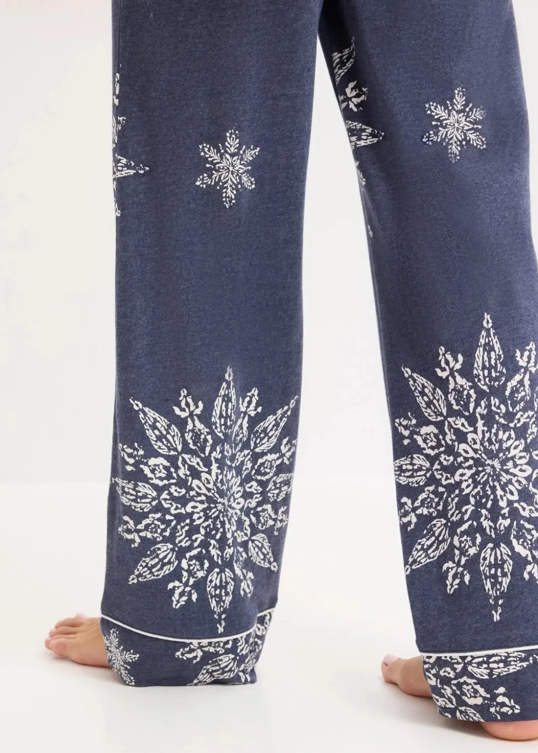 Damen bonprix Wäsche·Nachtwäsche|Nachtwäsche|Pyjama mit Knopfleiste