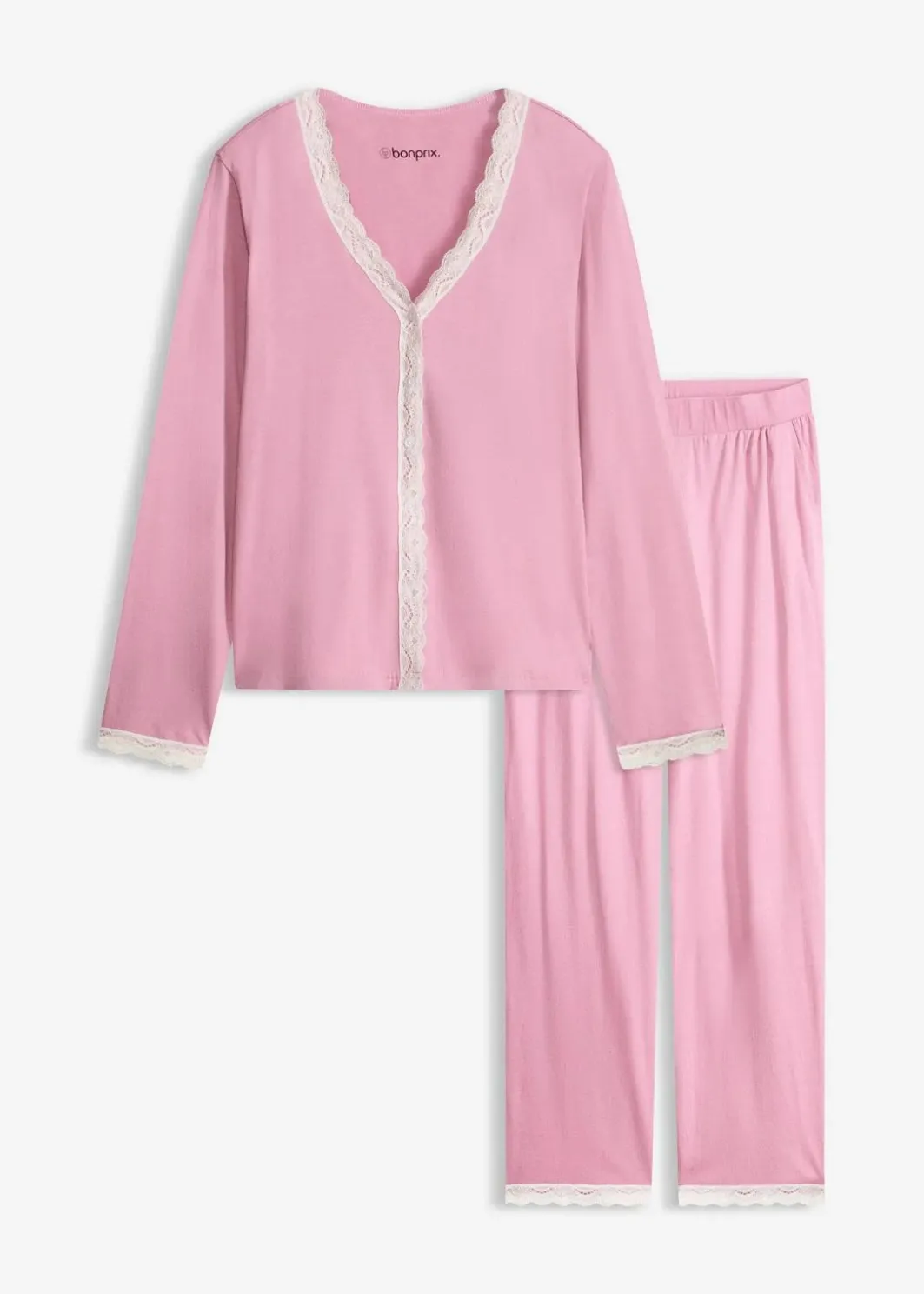 New Pyjama mit Knopfleiste Damen Wäsche·Nachtwäsche|Nachtwäsche