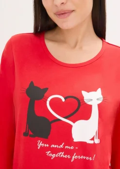 Damen bonprix Wäsche·Nachtwäsche|Nachhaltigere Materialien|Pyjama mit Schlafmaske