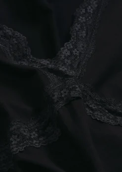 Online Pyjama mit Spitzenbesatz Damen Wäsche·Nachtwäsche|Nachtwäsche
