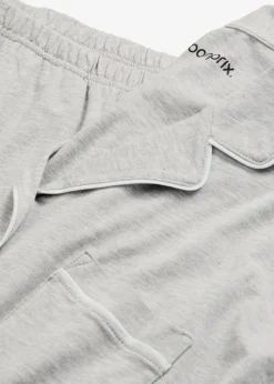 Pyjama mit Viskose und Knopfleiste Damen Wäsche·Nachtwäsche|Nachtwäsche
