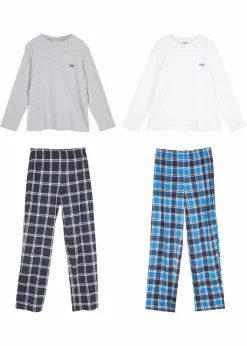 Best Pyjama mit weicher Bio-Baumwolle (4-tlg. Set) Kinder Jungen·Nachtwäsche