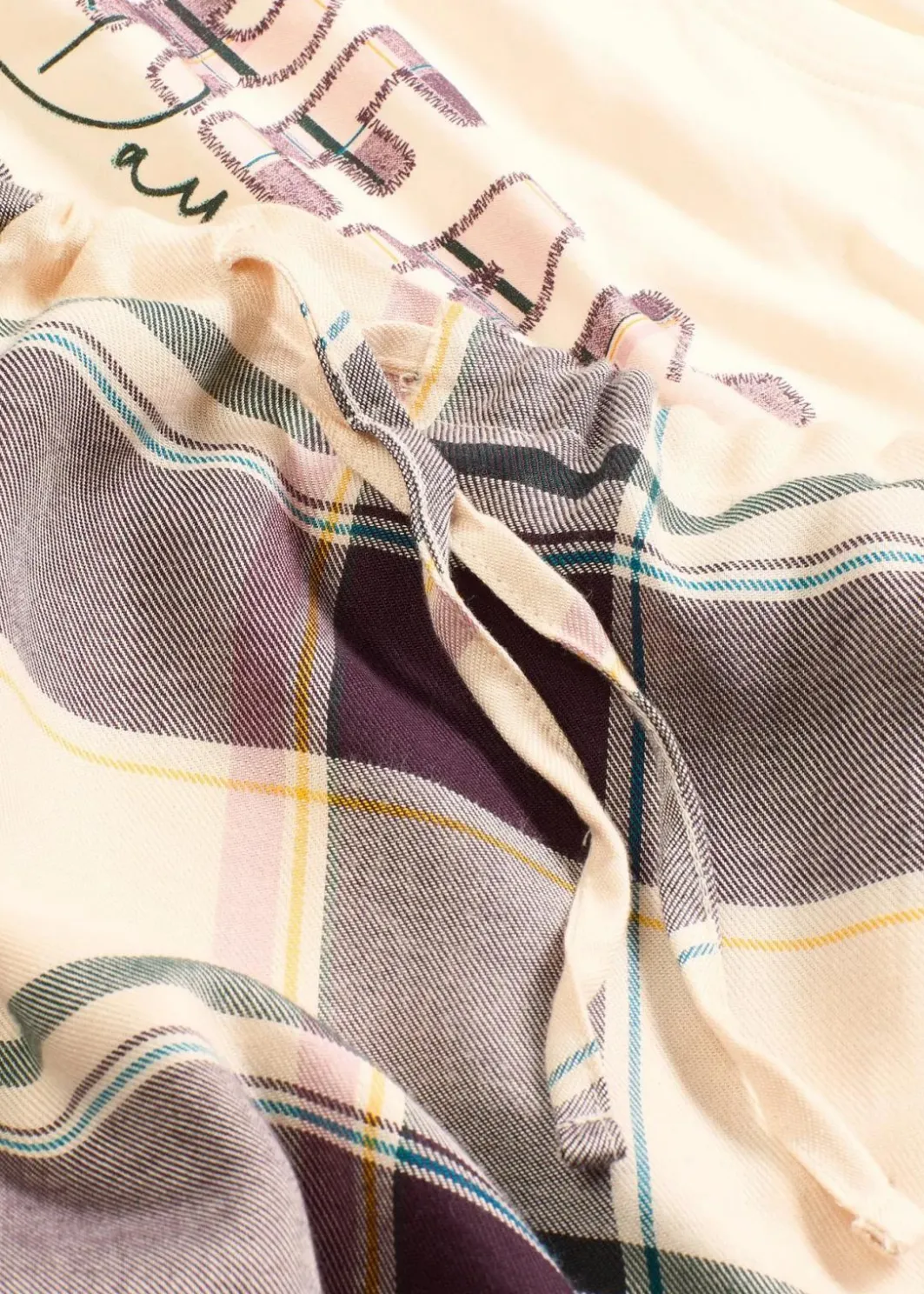Damen bonprix Wäsche·Nachtwäsche|Nachtwäsche|Pyjama mit weicher Webhose und Geschenktasche