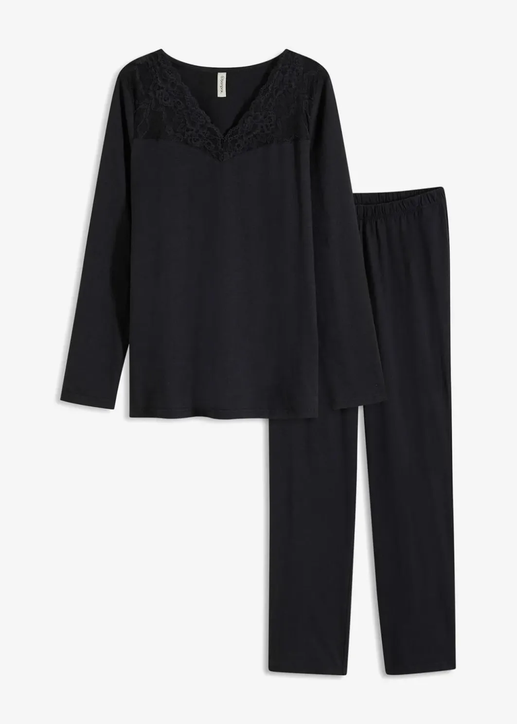 Sale Pyjama mit zarter Spitze Damen Wäsche·Nachtwäsche|Nachtwäsche
