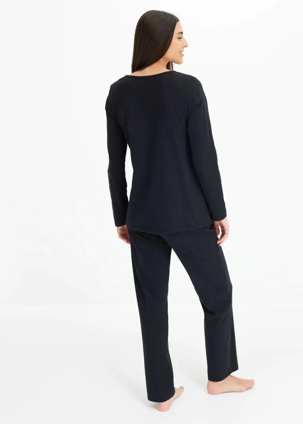 Sale Pyjama mit zarter Spitze Damen Wäsche·Nachtwäsche|Nachtwäsche