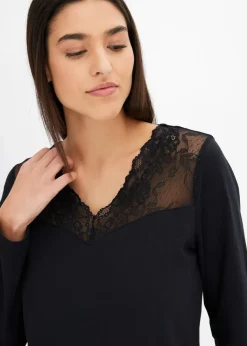 Sale Pyjama mit zarter Spitze Damen Wäsche·Nachtwäsche|Nachtwäsche