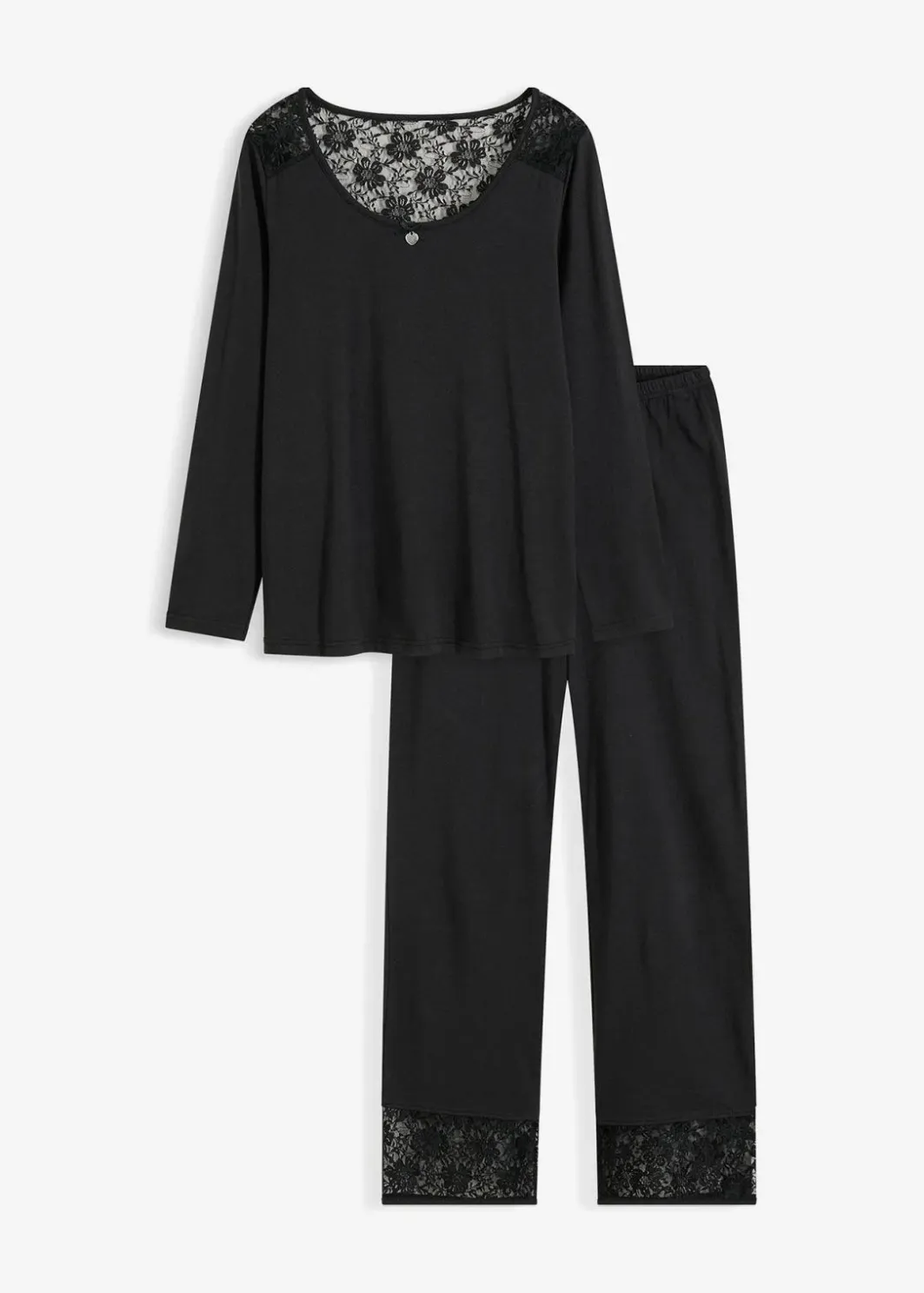 Hot Pyjama mit zarter Spitze Damen Wäsche·Nachtwäsche