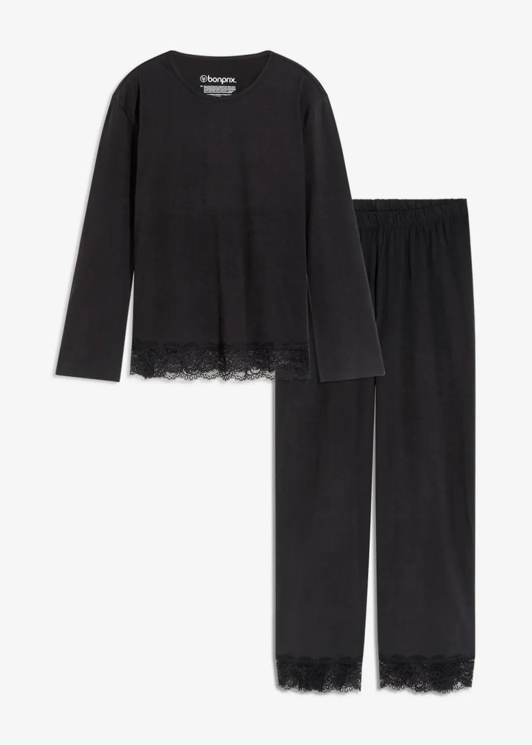 Outlet Pyjama mit zarter Spitze Damen Wäsche·Nachtwäsche|Nachtwäsche