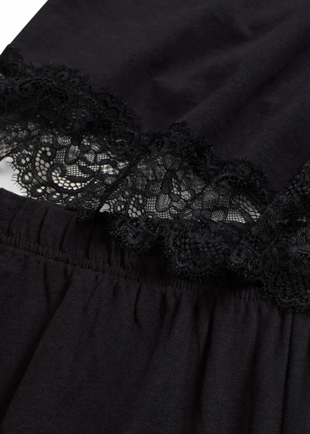 Outlet Pyjama mit zarter Spitze Damen Wäsche·Nachtwäsche|Nachtwäsche