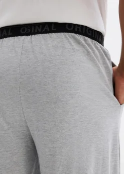 New Pyjamahose aus reiner Baumwolle (2er Pack) Herren Pyjamas|Große Größen