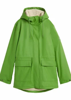 Outlet Regenjacke mit Teddyfutter Damen Jacken & Mäntel|Bekleidung·Hosen