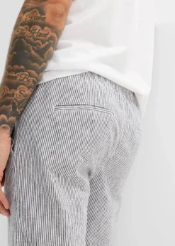 New Regular Fit Bermuda aus luftigem Leinen-Mix Herren Große Größen|Shorts