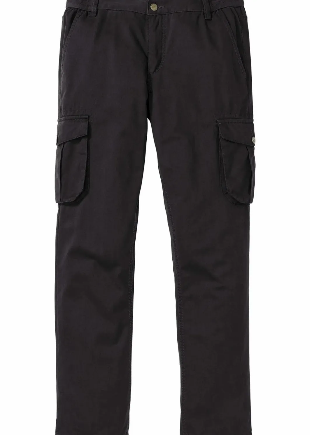 Regular Fit Cargohose aus reiner Baumwolle mit Komfortschnitt, Straight Herren Große Größen|Hosen
