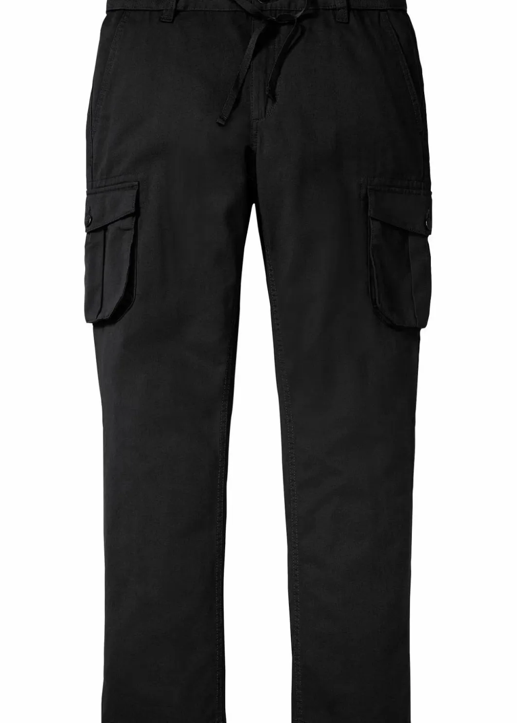 Outlet Regular Fit Cargohose aus reiner Baumwolle, Straight Herren Große Größen|Basics