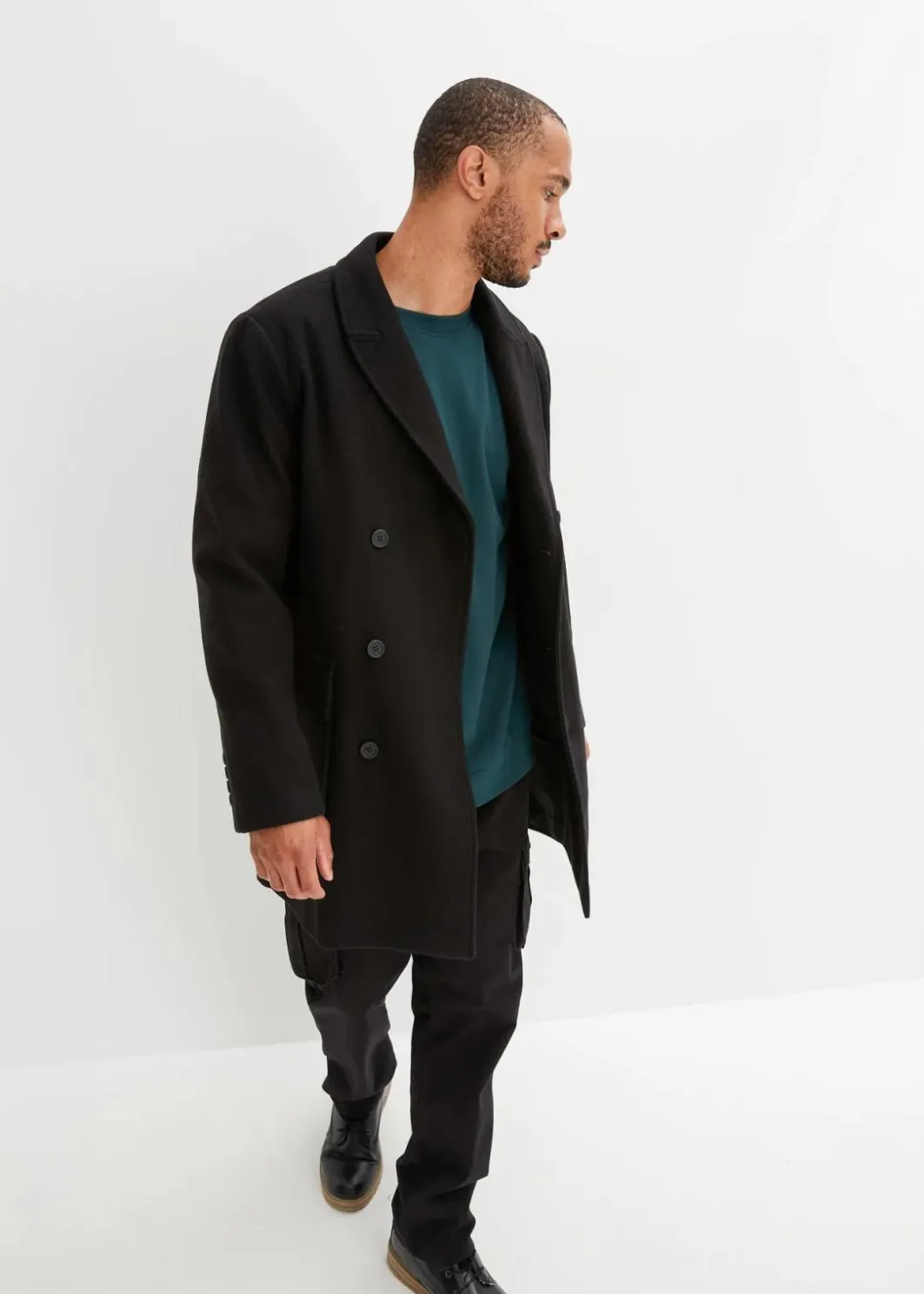Outlet Regular Fit Cargohose aus reiner Baumwolle, Straight Herren Große Größen|Basics