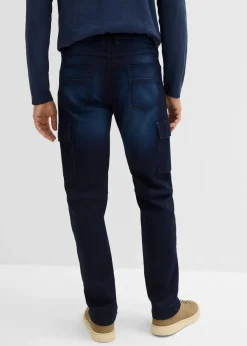 Herren bonprix Jeans|Sweat|Regular Fit Cargo-Jeans-Jogger mit Komfortbund, Straight