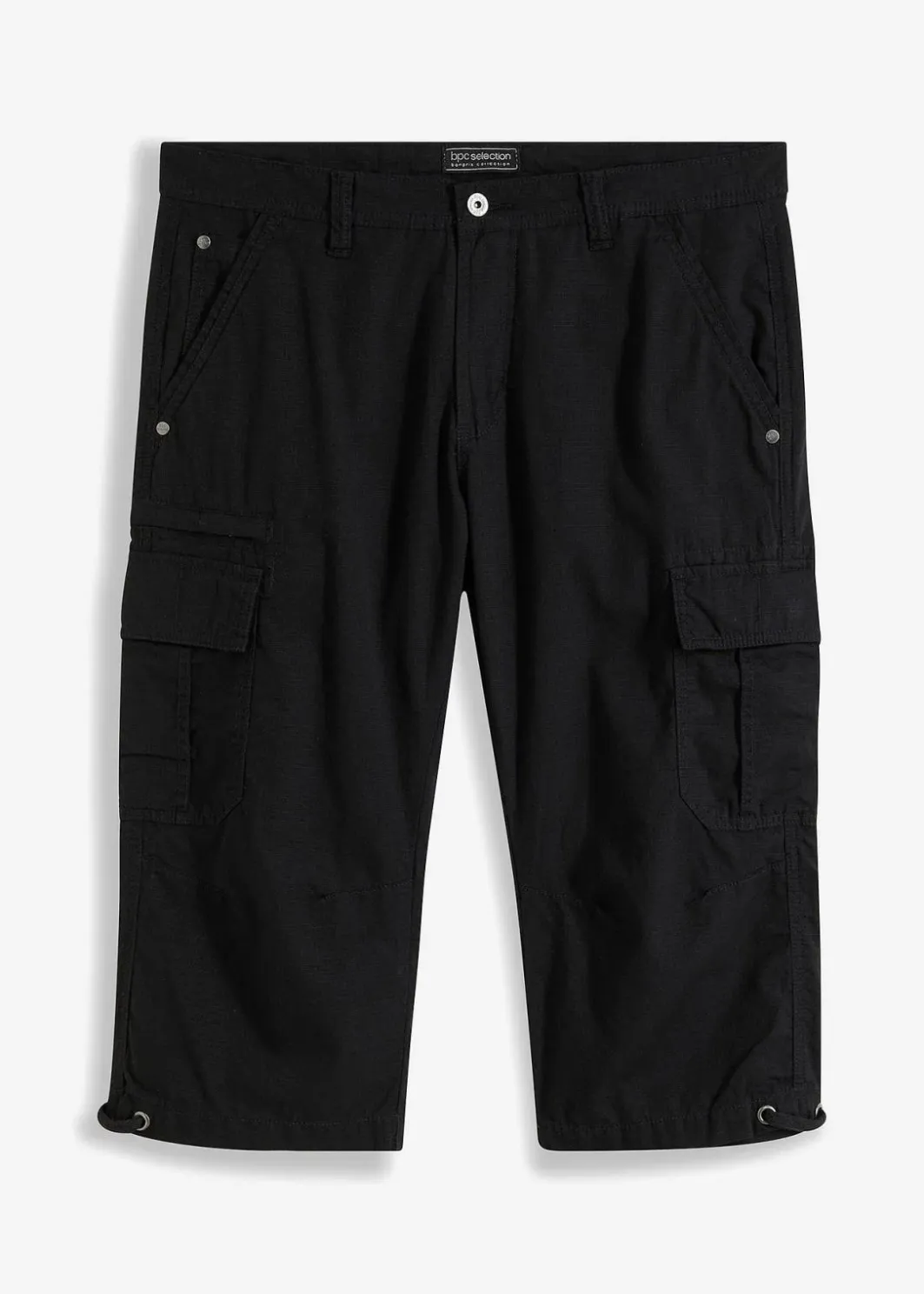 Best Regular Fit Cargo-Long-Bermuda aus reiner Baumwolle Herren Hosen|Outdoorbekleidung
