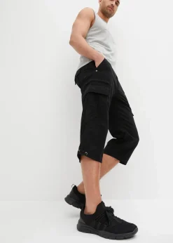 Best Regular Fit Cargo-Long-Bermuda aus reiner Baumwolle Herren Hosen|Outdoorbekleidung