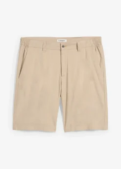 Herren bonprix Hosen|Shorts|Regular Fit Chino-Bermuda aus luftigem Leinen-Mix