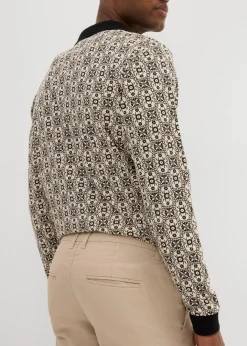Herren bonprix Hosen|Shorts|Regular Fit Chino-Bermuda aus luftigem Leinen-Mix