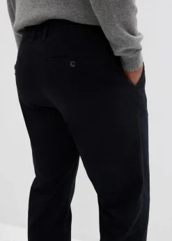 Herren bonprix Große Größen|Basics|Regular Fit Chinohose aus reiner Baumwolle, Straight