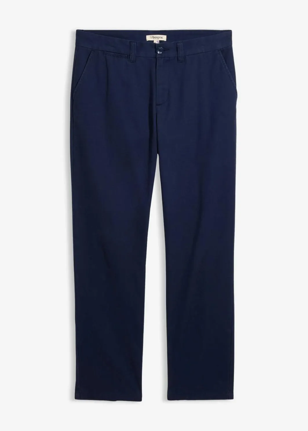 Herren bonprix Hosen|Basics|Regular Fit Chinohose aus reiner Baumwolle, Straight
