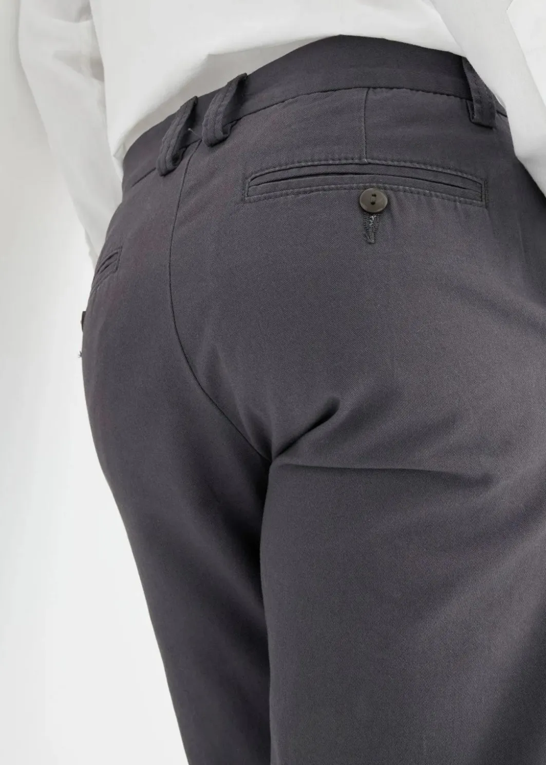 New Regular Fit Chinohose aus reiner Baumwolle, Straight Herren Hosen|Basics