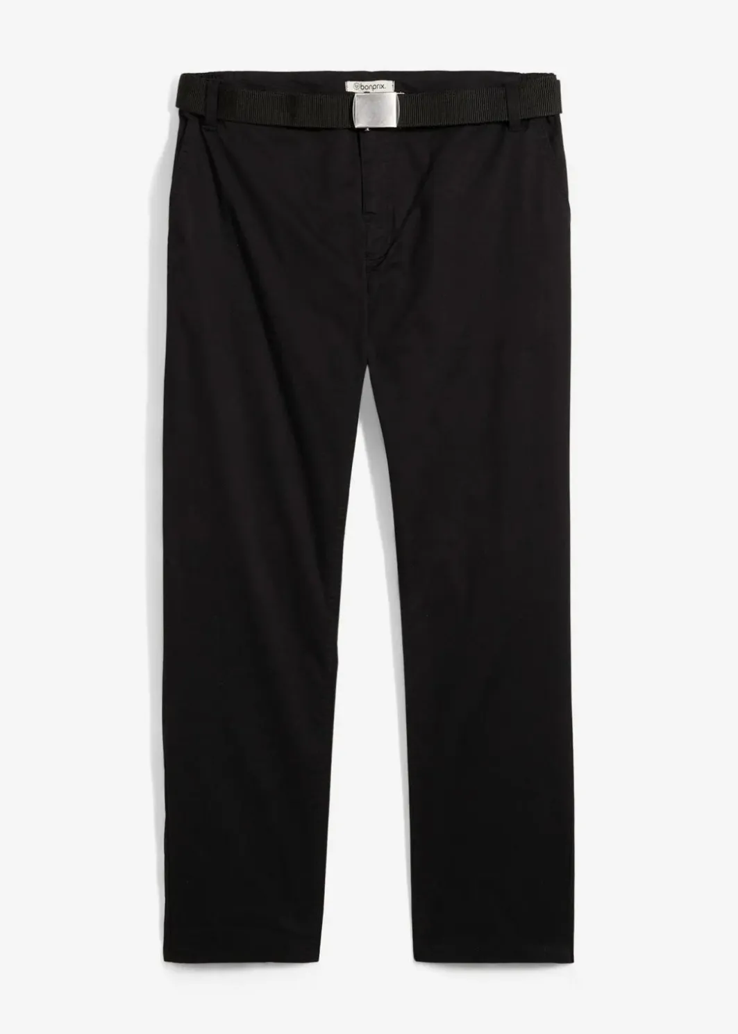 Best Regular Fit Chinohose mit Komfortbund und Gürtel, Straight Herren Große Größen|Hosen