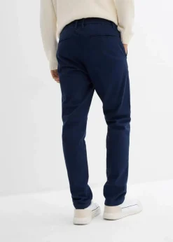 New Regular Fit Chinohose mit Thermo-Flanellfutter, Tapered Herren Große Größen|Thermobekleidung