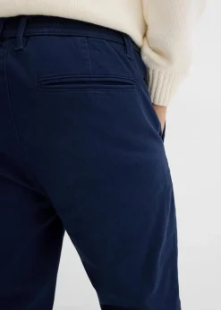 New Regular Fit Chinohose mit Thermo-Flanellfutter, Tapered Herren Große Größen|Thermobekleidung