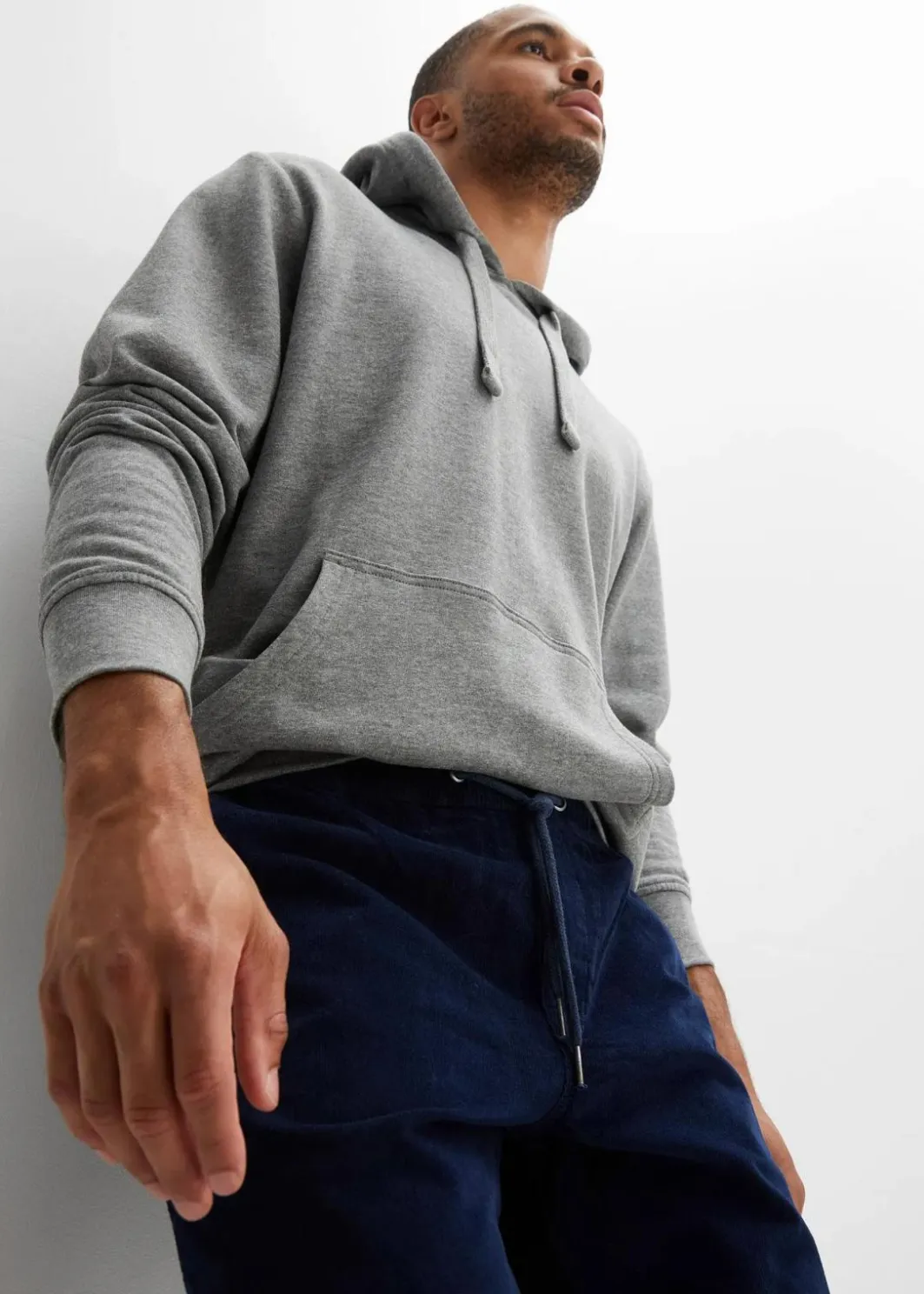 Herren bonprix Hosen|Große Größen|Regular Fit Cord-Schlupfhose, Straight