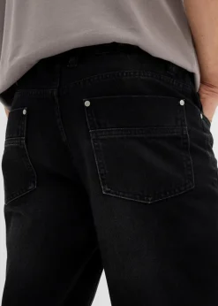 Herren bonprix Jeans|Große Größen|Regular Fit Jeans aus reiner Baumwolle mit Komfortbund, Straight