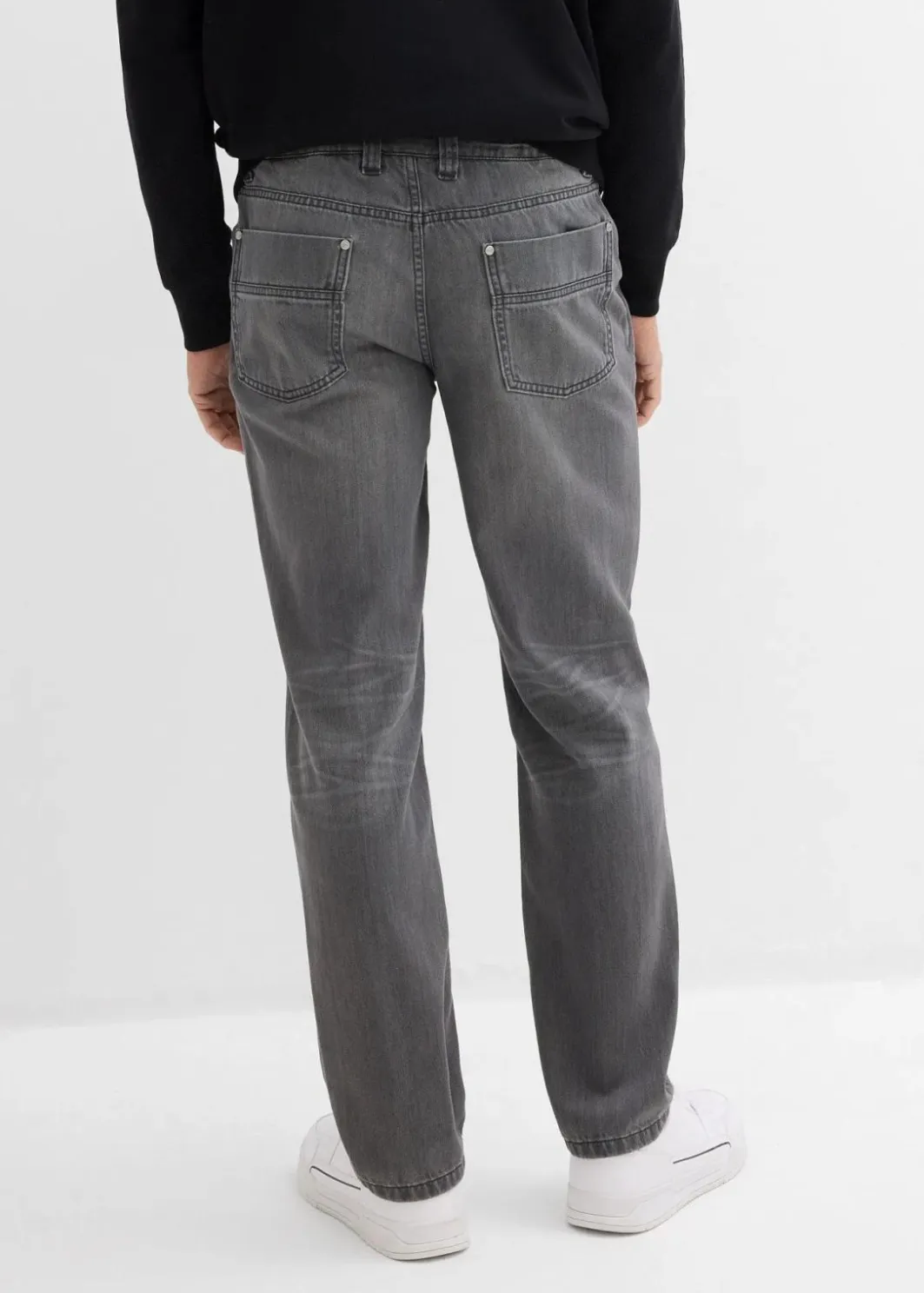 Discount Regular Fit Jeans aus reiner Baumwolle mit Komfortbund, Straight Herren Große Größen|Jeans